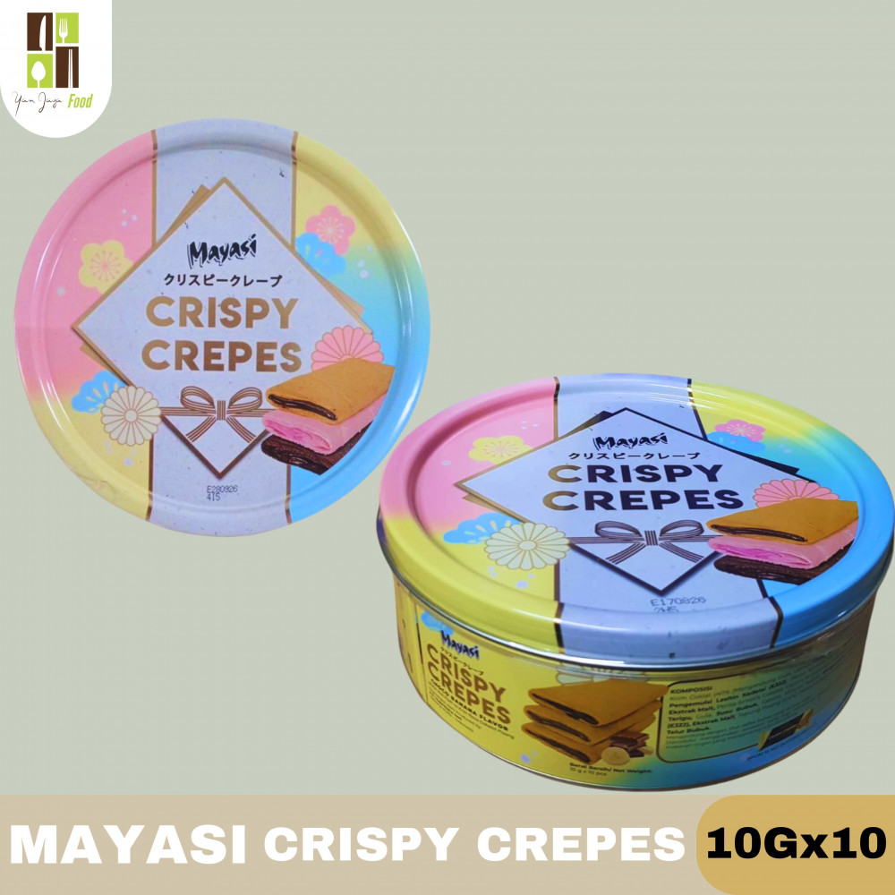 MAYASI CRISPY CPREPES TIN 10 X 10 GR