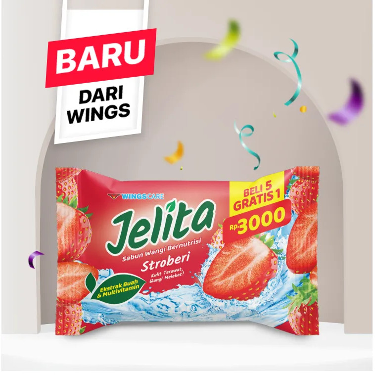 JELITA SOAP STRAWBERRY 70 GR