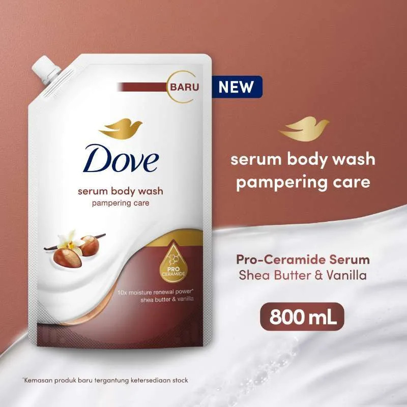 DOVE BW PAMPERING CARE 800 ML
