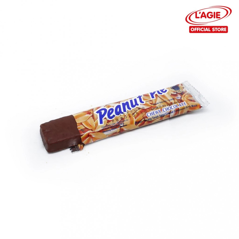 LAGIE PEANUT PIE CHEWY COKLAT 30 GR