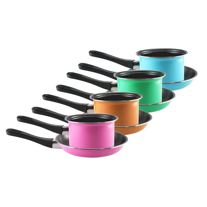 MASPION MILK PAN 14+FRYPAN 20 PASTELA