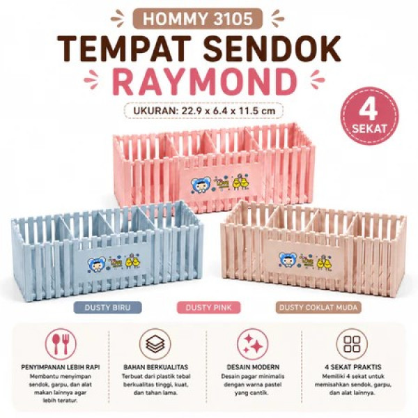 HOMMY TEMPAT SENDOK RAYMOND 3105