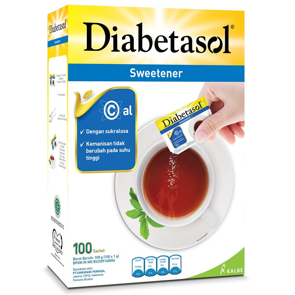 DIABETASOL NO CALORIE 100 GR
