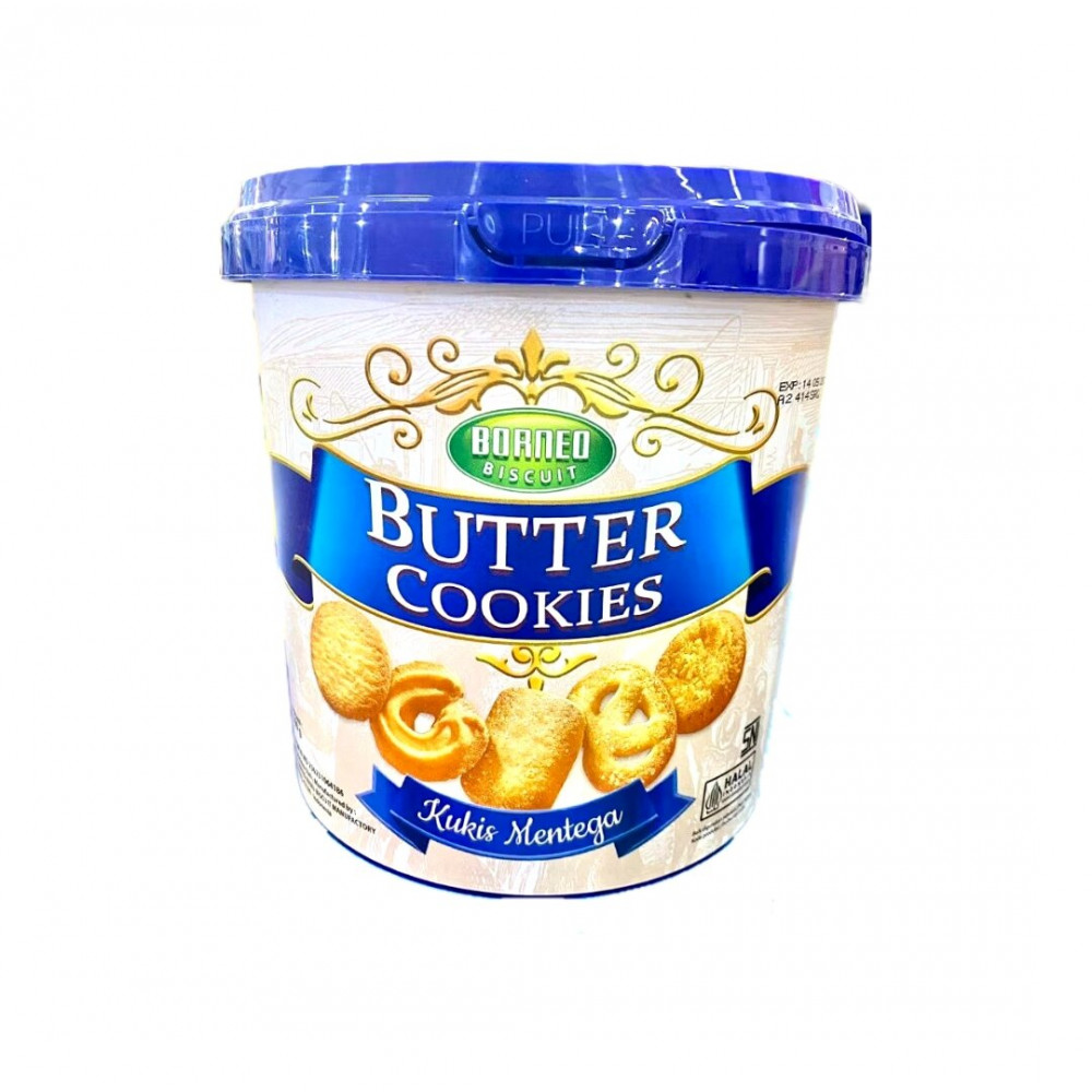 BORNEO BUTTER COOKIES TIN 300 GR