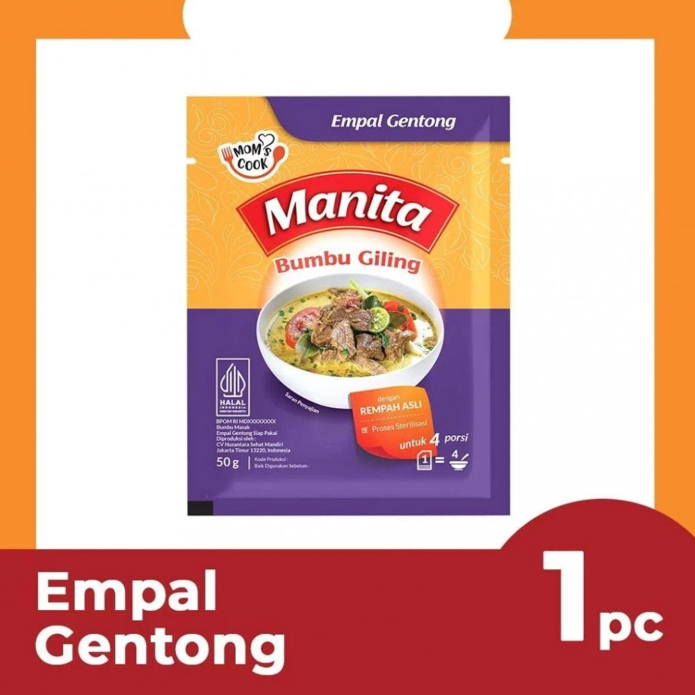 MANITA BUMBU EMPAL GENTONG 50 GR