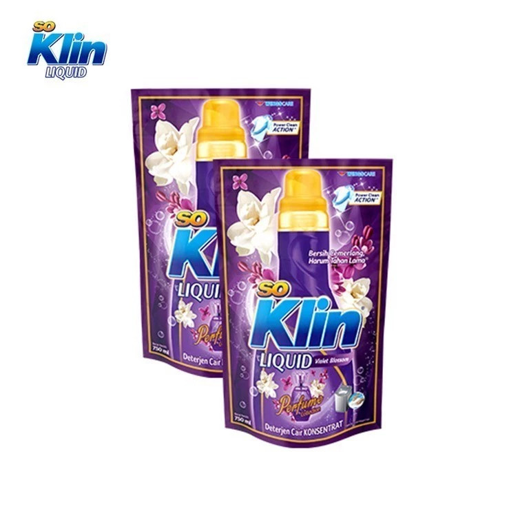 SO KLIN LIQ VIOLET BLOSSOM BND 2 X 675 GR