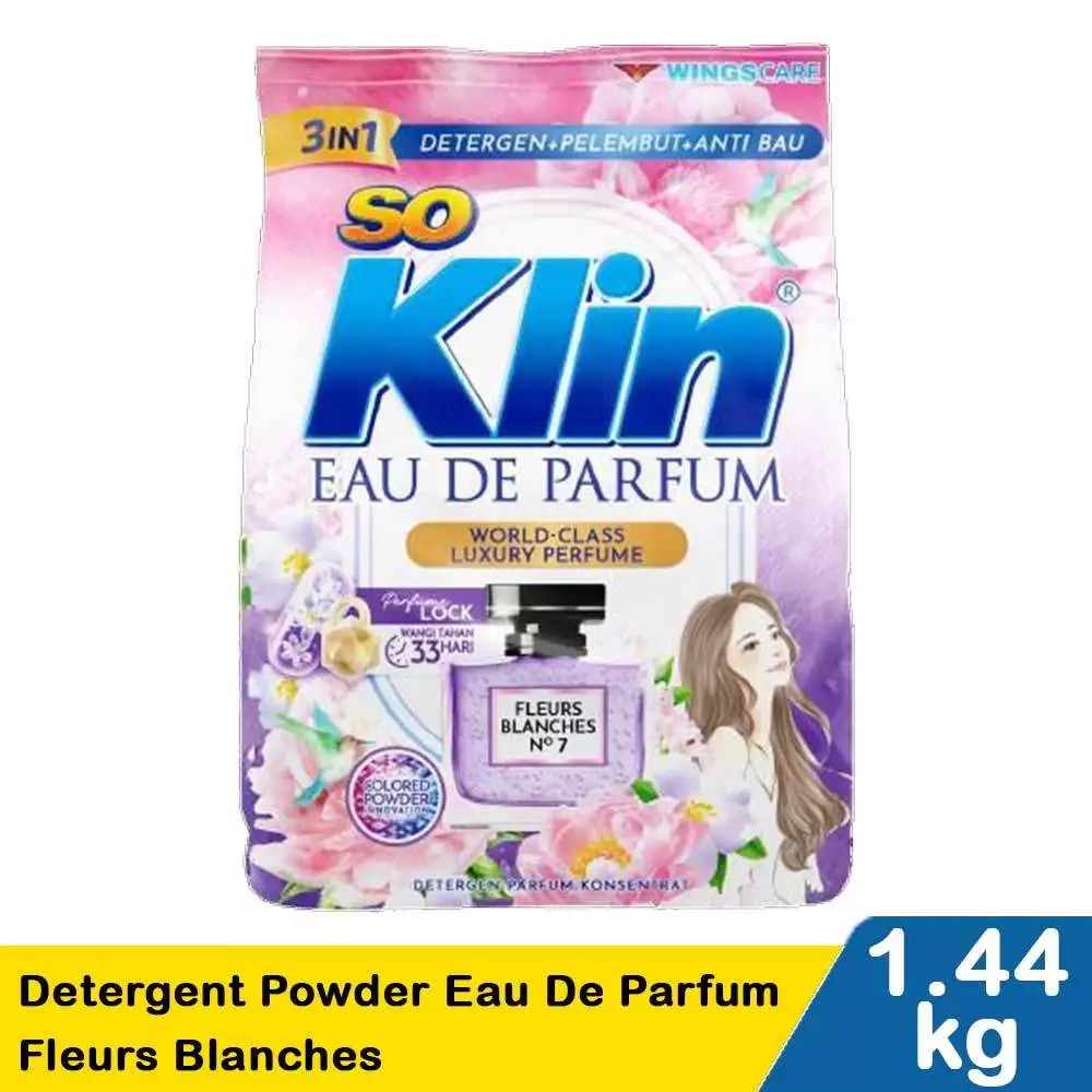 SO KLIN POWDET EDP FLEURS BLANCHES 1.44 KG