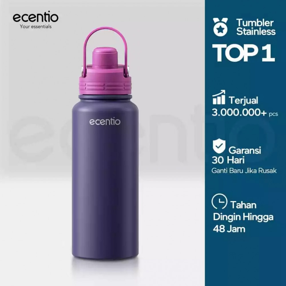 ECENTIO 800 ML MAGNETIC LID SPACE KETTLE PURPLE