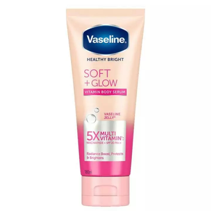 VASELINE SOFT GLOW SERUM TUBE 180 ML