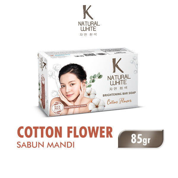 K NATURAL BAR SOAP COTTON FLOWER 85 GR