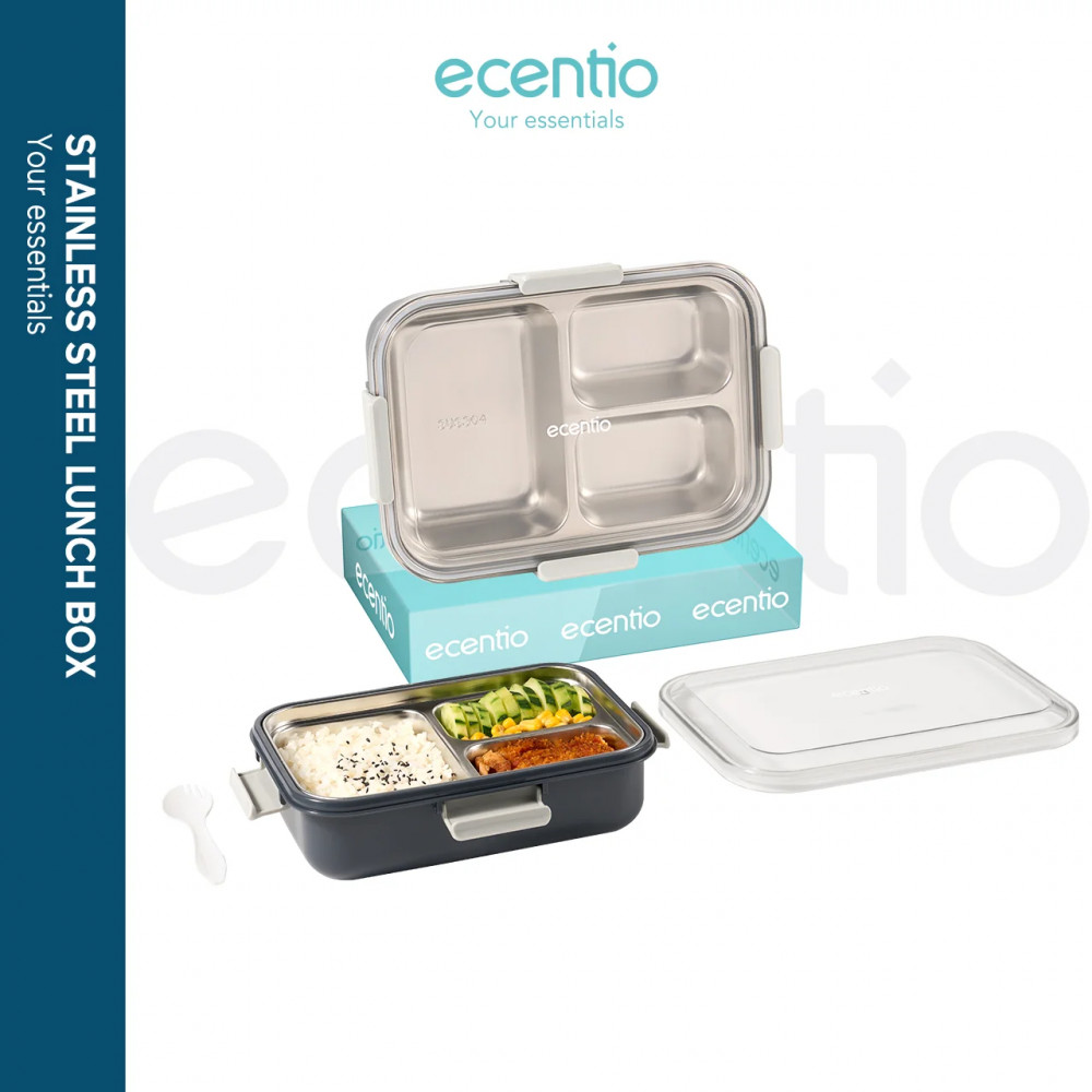 ECENTIO 1 L 3COMPARTMENTS ANTI SMELL STAINLESS