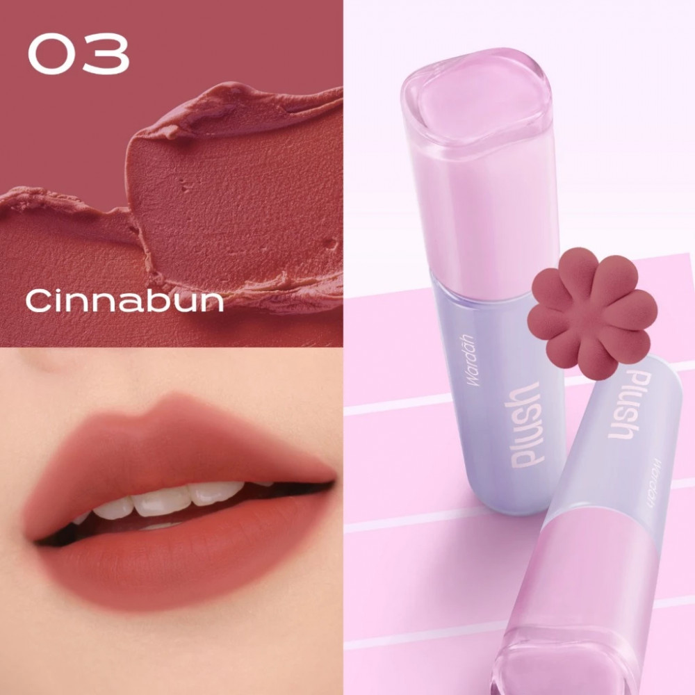 WARDAH BLUR INK LIP PLUSH 03 CINNABUN