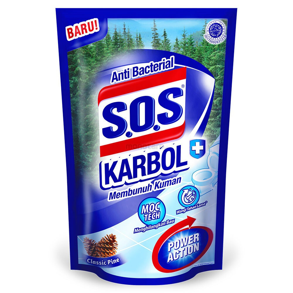 SOS KARBOL WANGI CLS REF 750 ML