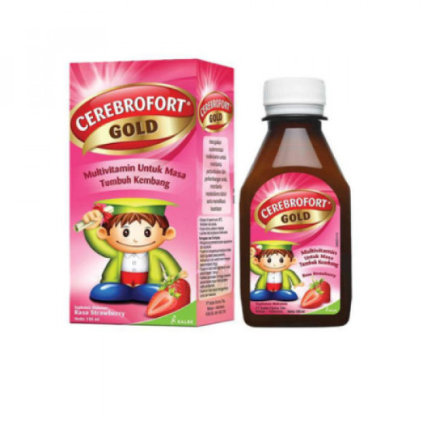 CEREBROFORT GOLD STRAWBERRY 100 ML