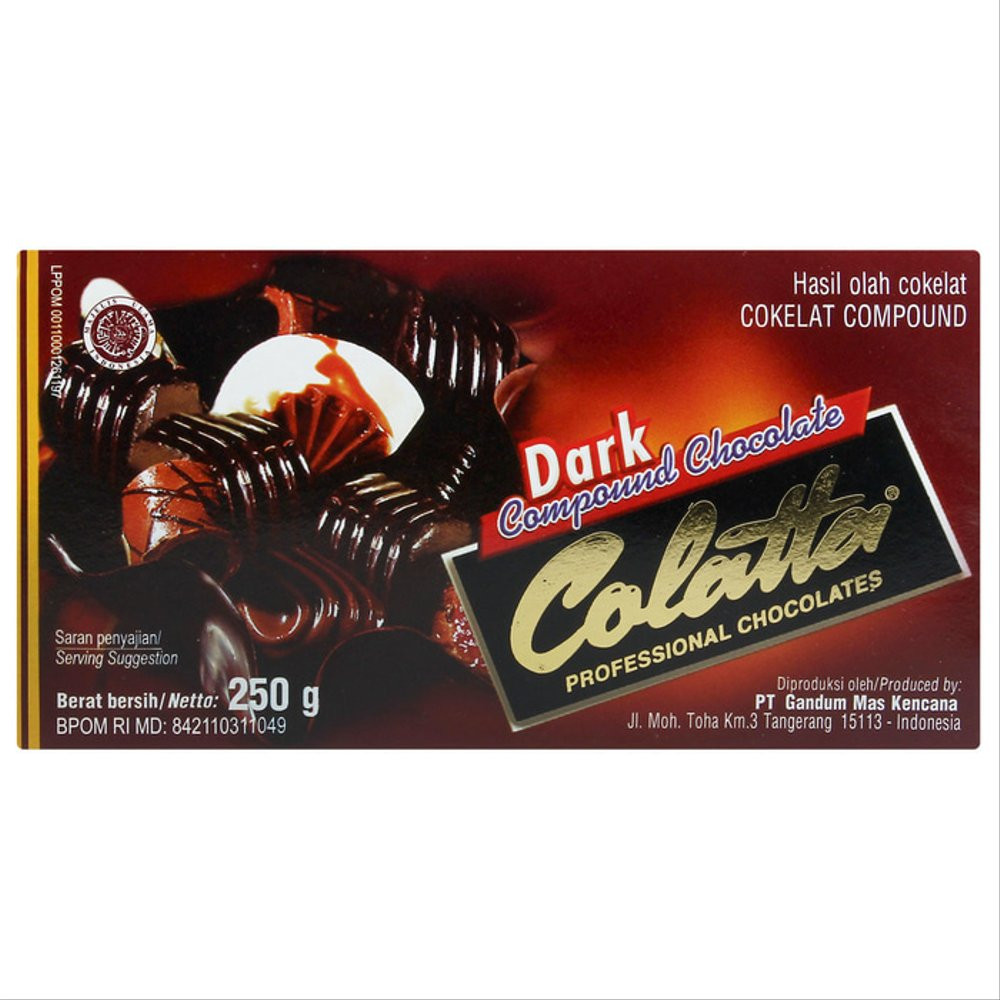 COLATTA COMPOUND DARK CHOCOLATE 250GR