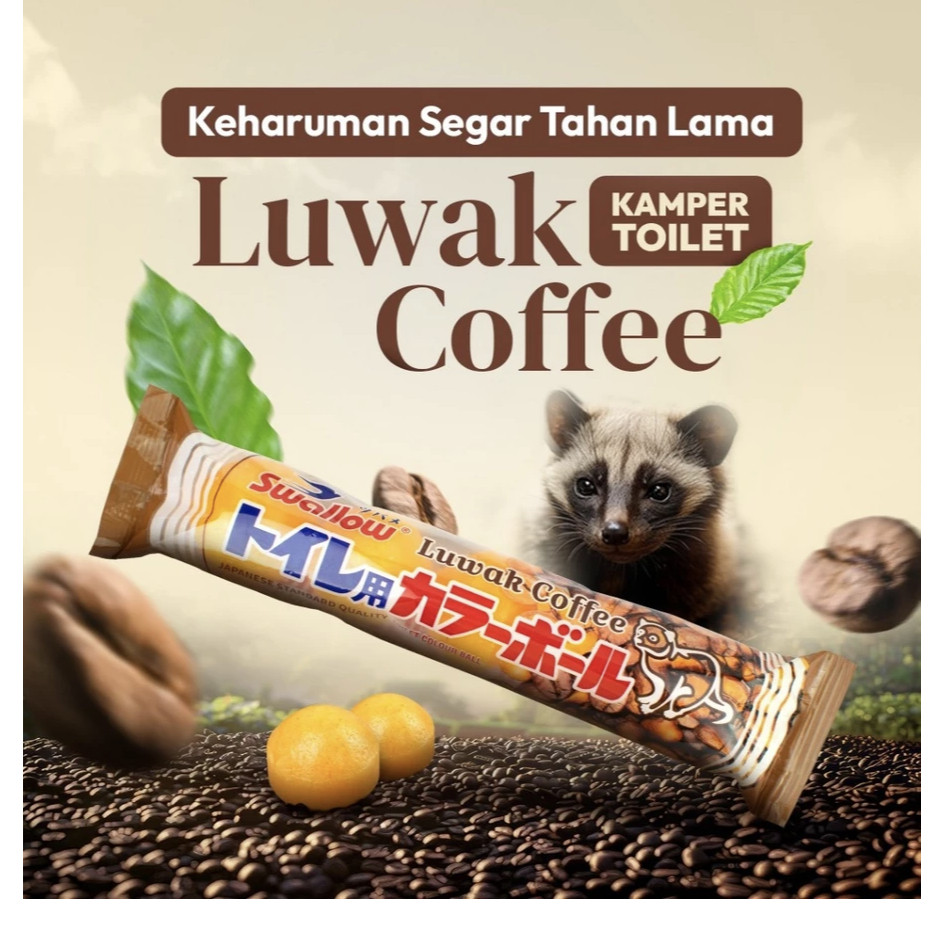 SWALLOW T/COL BALL LUWAK COFFE ISI 5