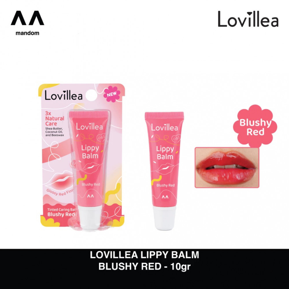LOVILLEA LIPPY BALM BLUSHY RED 10 GR