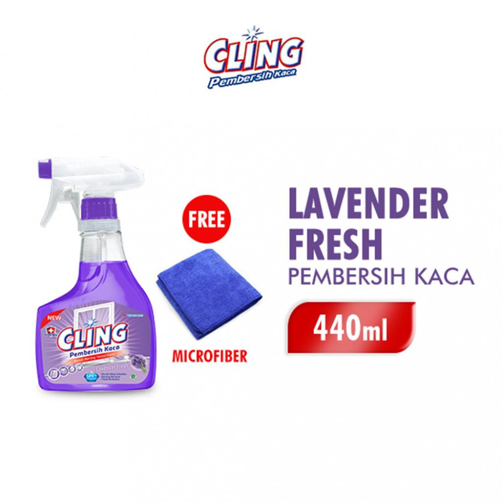 CLING PB KACA UNGU BTL 440 ML