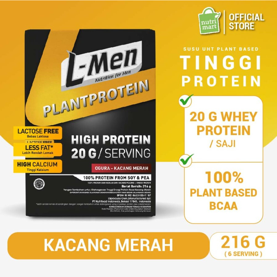 L MEN PLANT PROTEIN OGURA 216 GR