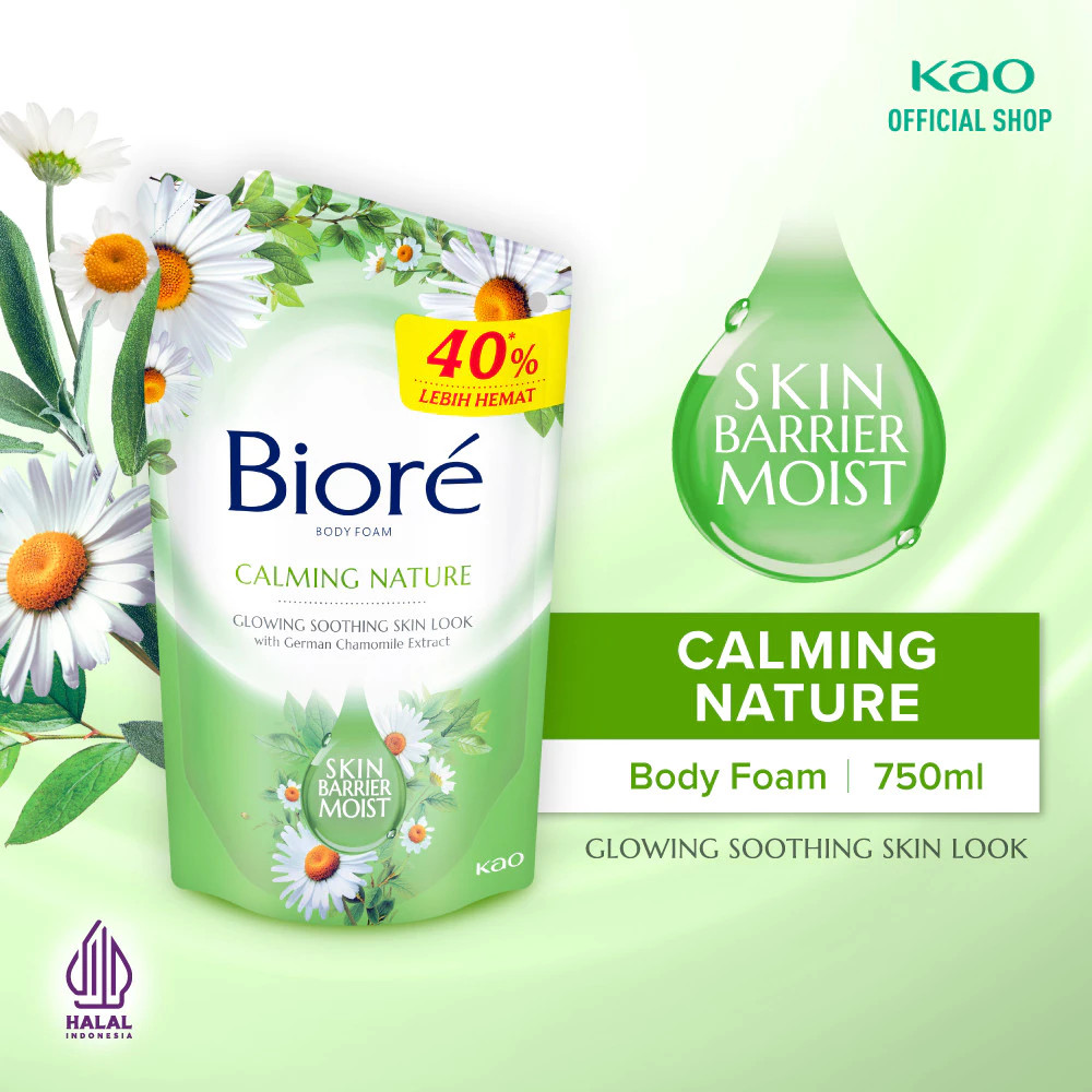 BIORE BF CALMING NATURE REF 750 ML