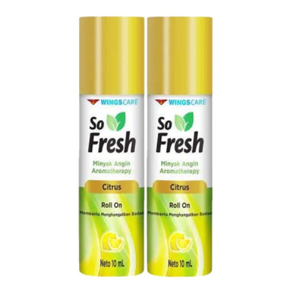 SO FRESH AROMATHERAPY CITRUS 2X10 ML