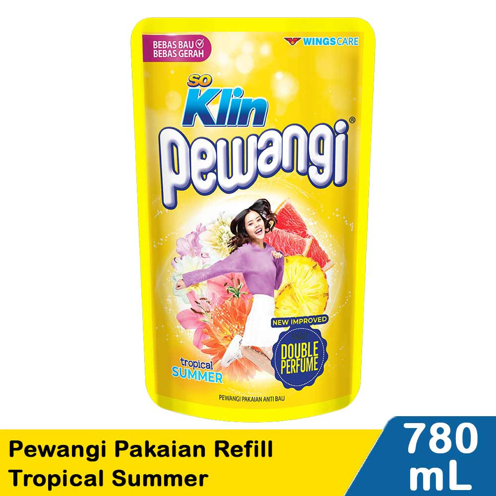 SO KLIN PEWANGI TROPICAL SUMMER 780 ML