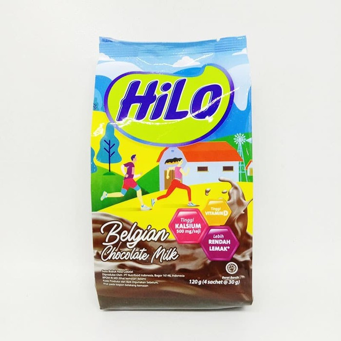 HILO BELGIAN CHOCO 4SACHET (4X30G)120G
