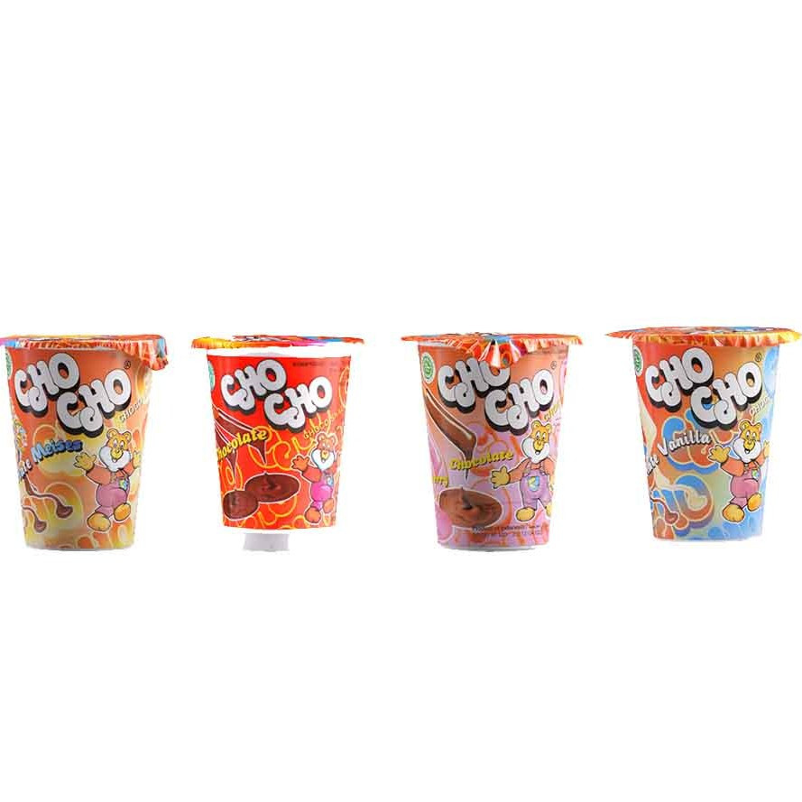 CHO CHO SNACK CKLT STRAW 15 GR