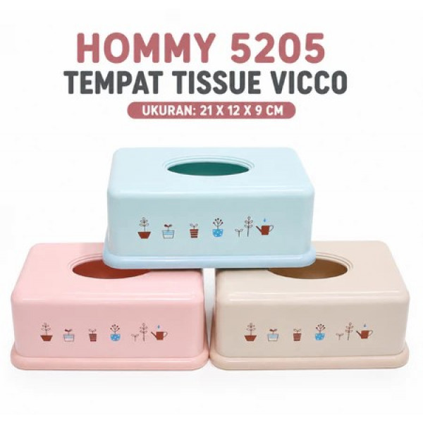 HOMMY TEMPAT TISSUE VICCO 5205