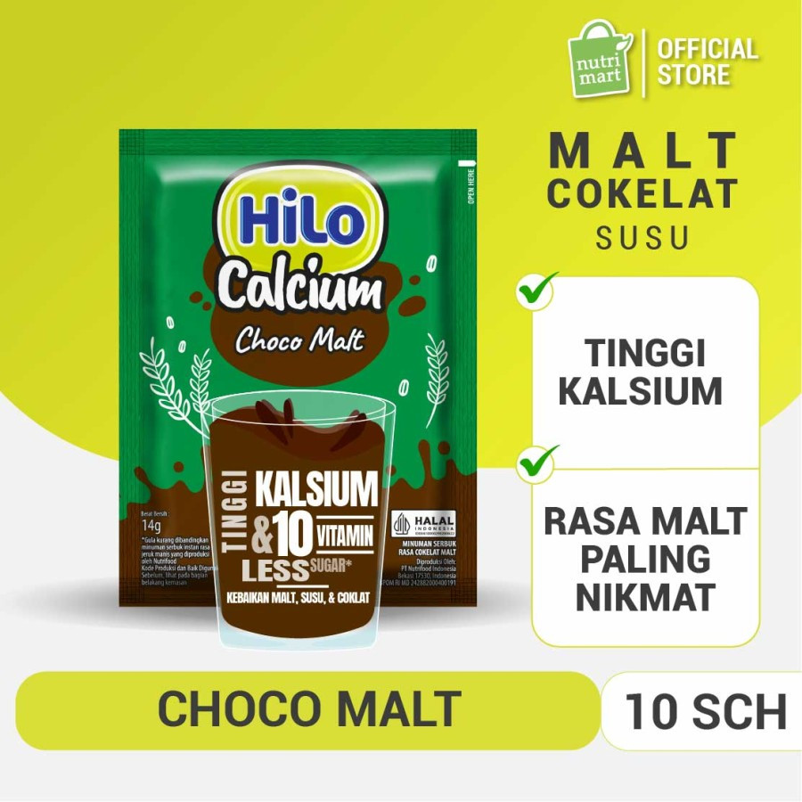 HILO CHOCO MALT 10 X 14 GR