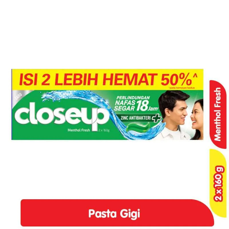 CLOSE UP GREEN VALUE PACK 2X160 GR