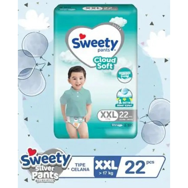 SWEETY SILVER PANTS  XXL22