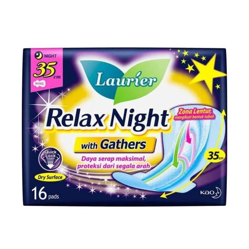 LAURIER RELAX NIGHT W.GATHERS 35 CM 16 S