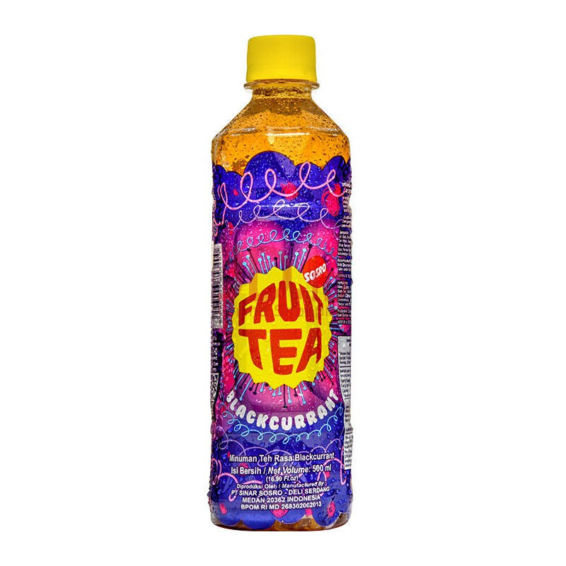 FRUIT TEA PET B.CURRANT 500 ML