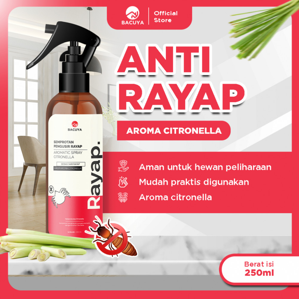 BACUYA AROMATIC SPRAY RAYAP 250 ML