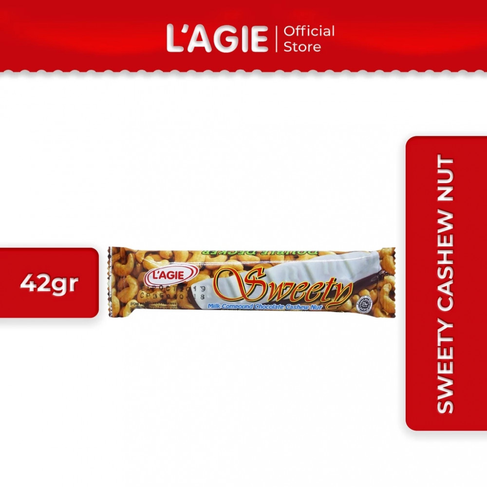 LAGIE SWEETY COKLAT CASHEW NUT 42 GR