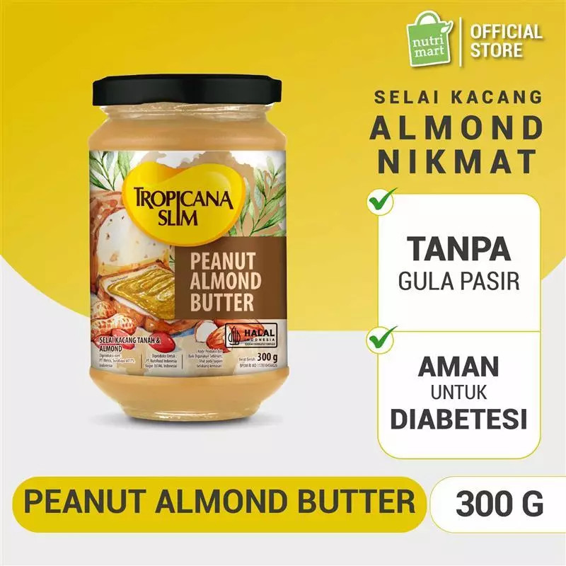 TROPICANA PEANUT ALMOND SPREAD 300 GR