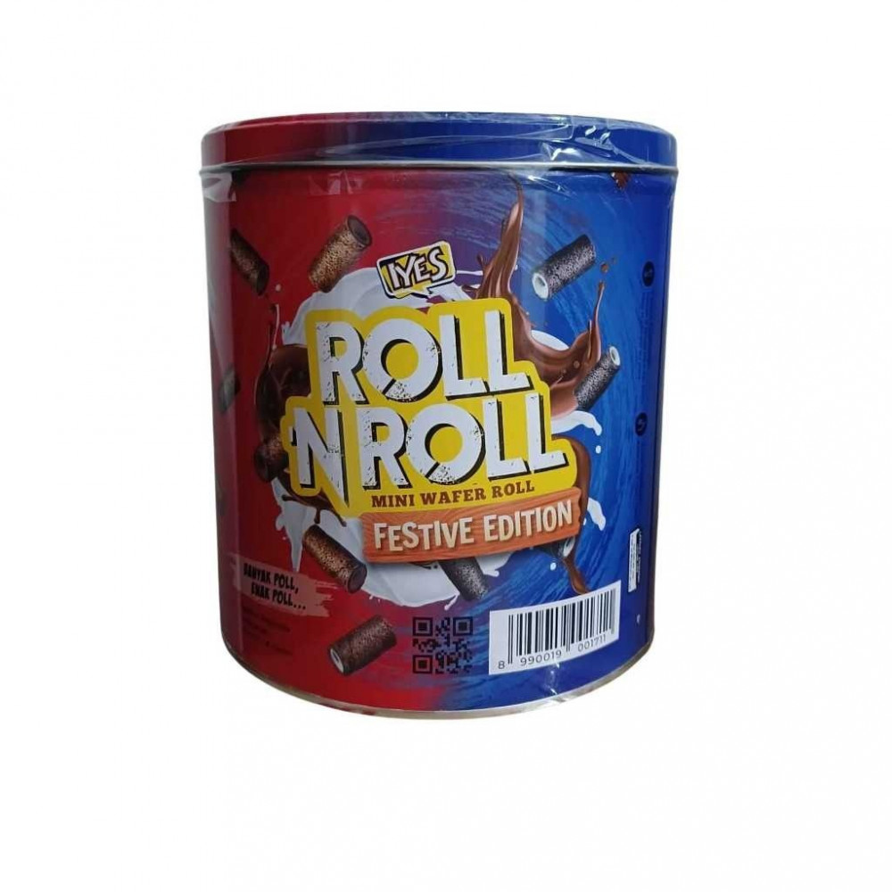 IYES ROLL N ROLL MILK CHOCO TIN 150 GR
