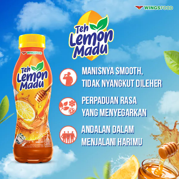 TEH LEMON MADU BOTOL 350 ML