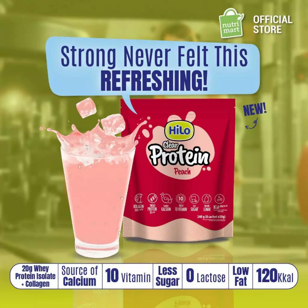 HILO CLEAR PROTEIN PEACH 240 GR