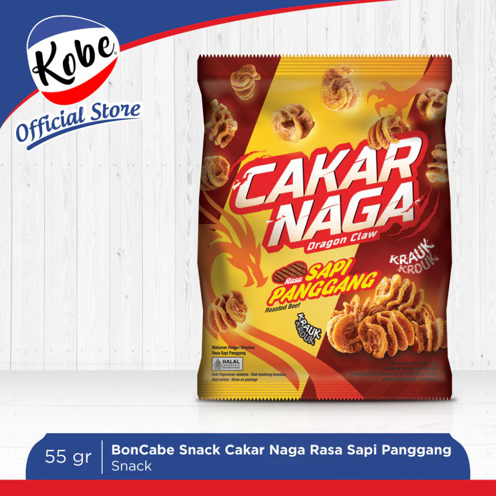 KOBE BONCABE CAKAR NAGA SAPI PANGGANG 55 GR