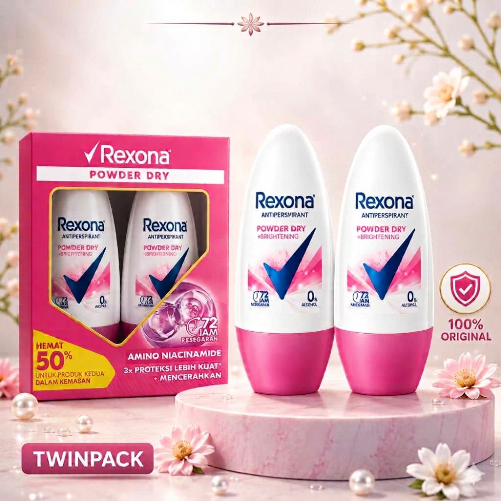 REXONA POWDER DRY 2 X 40 GR