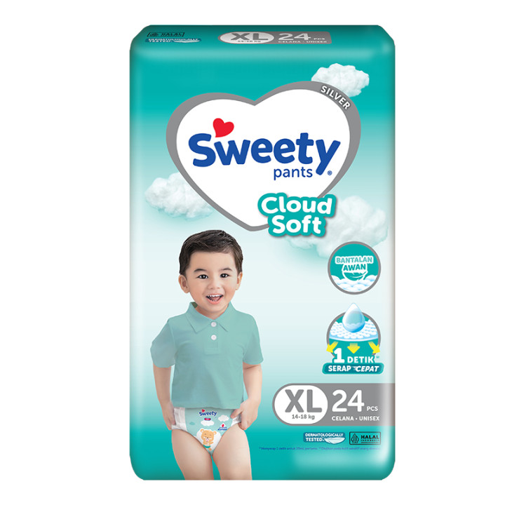 SWEETY SILVER PANTS XL24