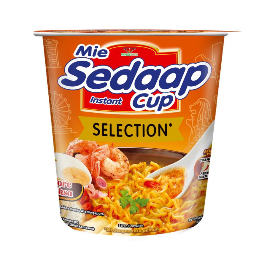 SEDAAP MIE CUP SPICY LAKSA 86 GR