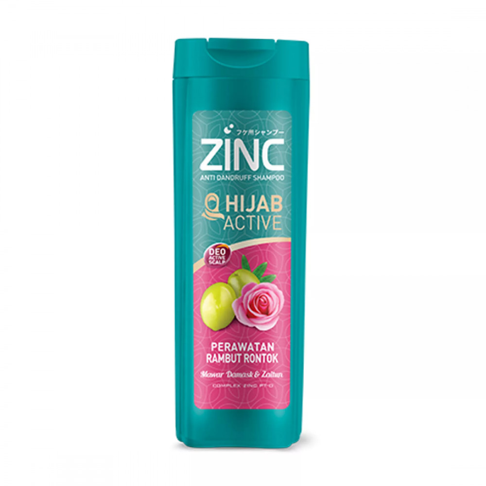 ZINC SHP HIJAB PERAWATAN RAMBUT RONTOK BTL 340 ML