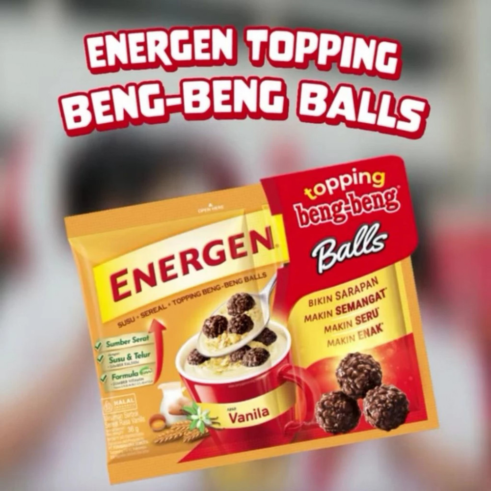 ENERGEN TOPPING BENG-BENG BALLS 5 X 38 GR