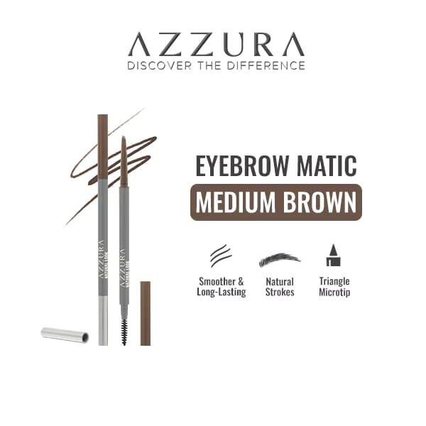 AZZURA EYEBROW MATIC MEDIUM BROWN