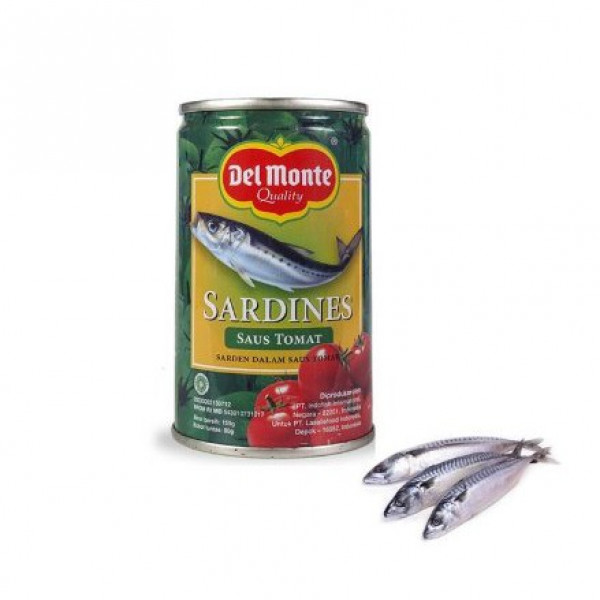DELMONTE SARDINES TOMATO 155 GR