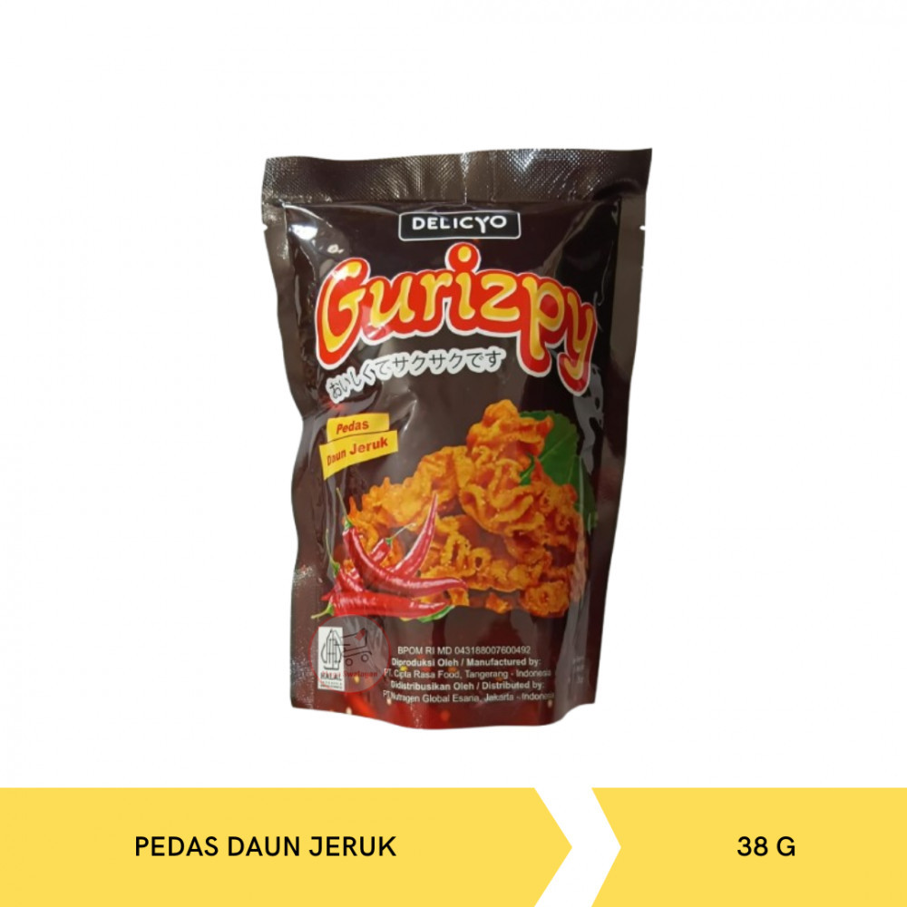 DELICYO GURIZPY PEDAS DAUN JERUK 38 GR