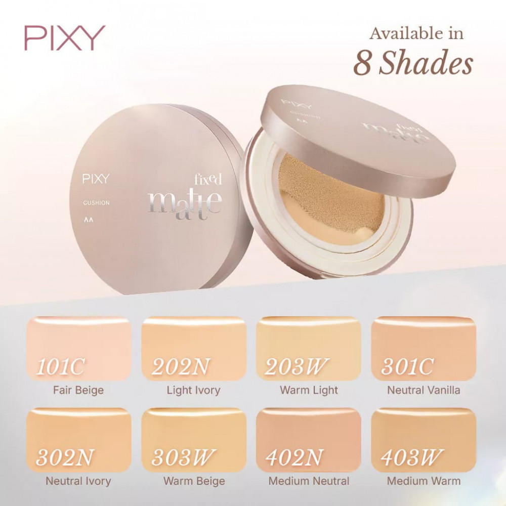PIXY FIXED MATTE CUSHION 402N MEDIUM NET
